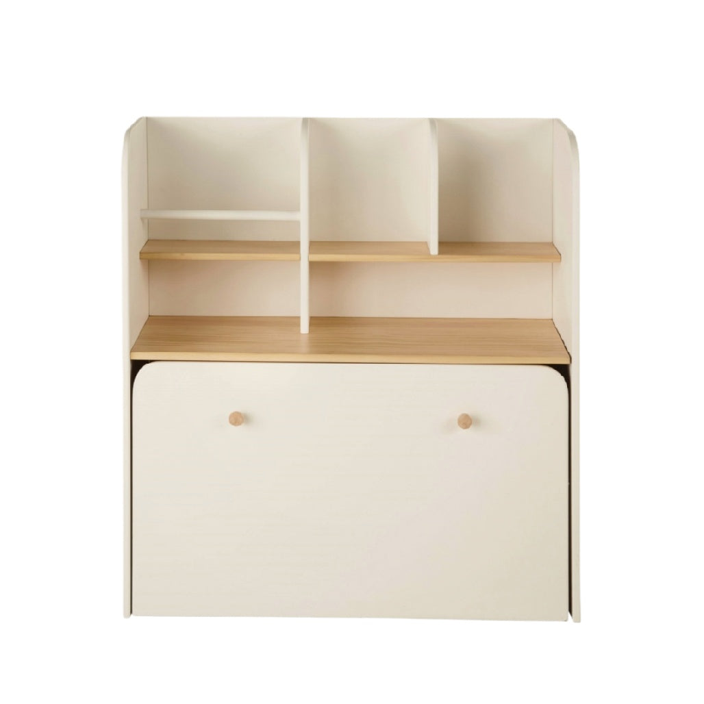 Storage Cabinet with Shelves for Home Office in Engineered Wood - 80 x 40 x 90