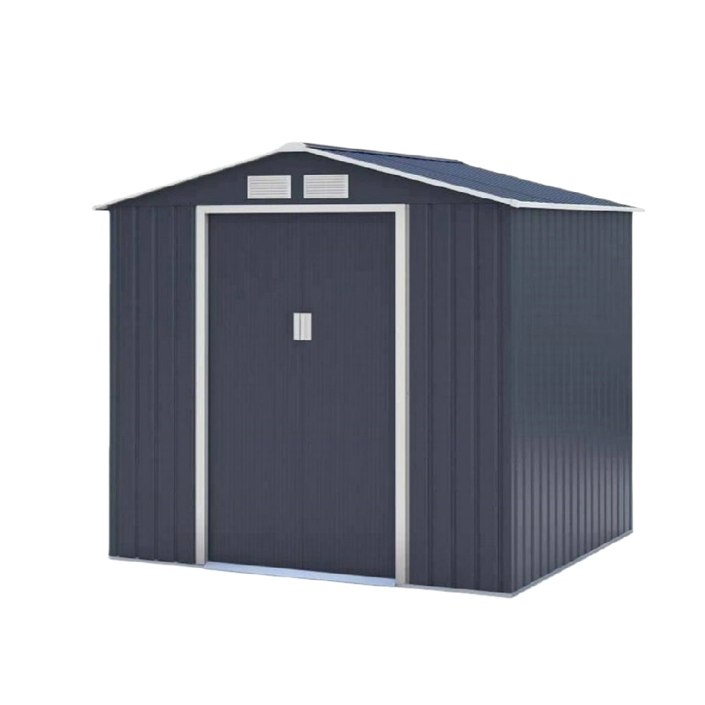 Storage Shed for Outdoor Use in Metal - 200 x 150 x 180