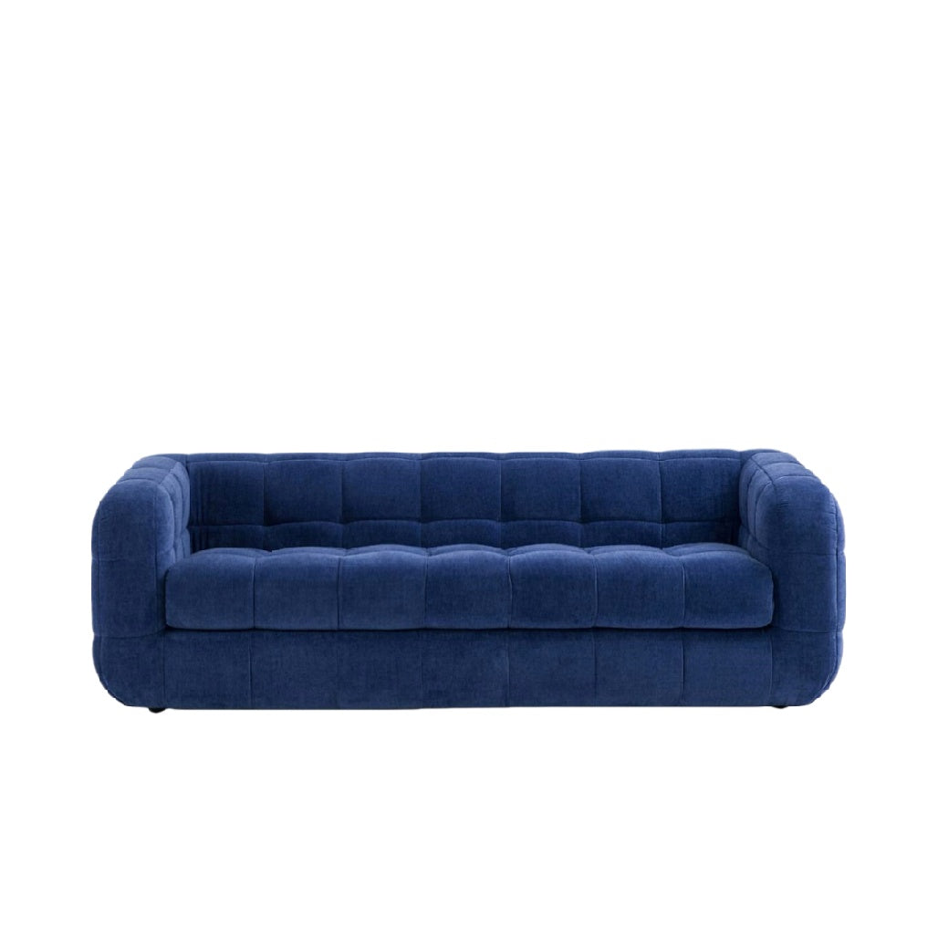 Sofa de salon en velours - idéal pour le confort et la détente - dimensions 200 x 90 x 70