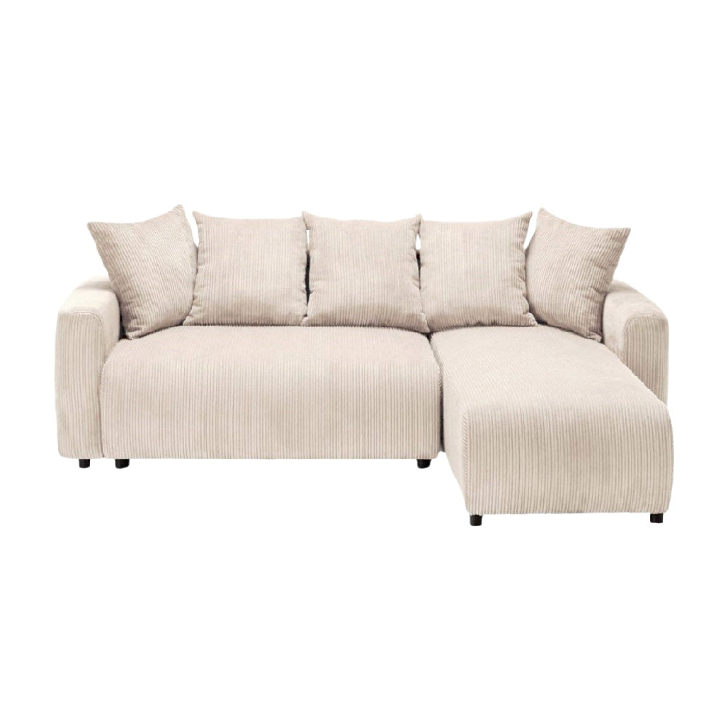 Sofa sectionnel pour salon en tissu - 200 x 90 x 85