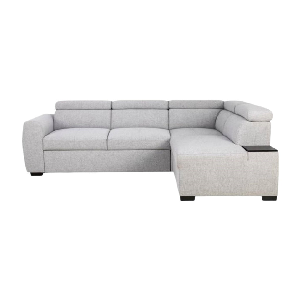 Sectionnel en tissu pour salon - 230 x 150 x 85